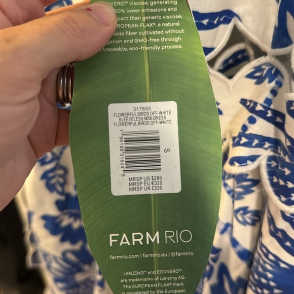 Farm Rio Flowerful Birds Dress - Picture 6 of 6